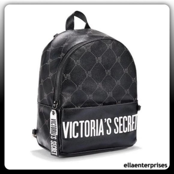 VS Black White Monogram Small City Backpack main image 6
